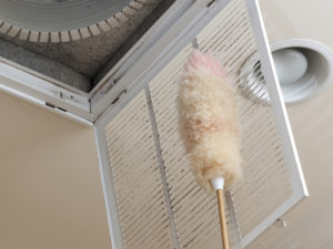Remove dust from your air ducts