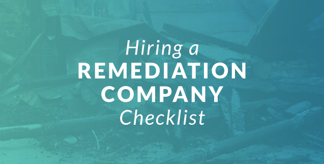 Hiring a Remediation Company Checklist