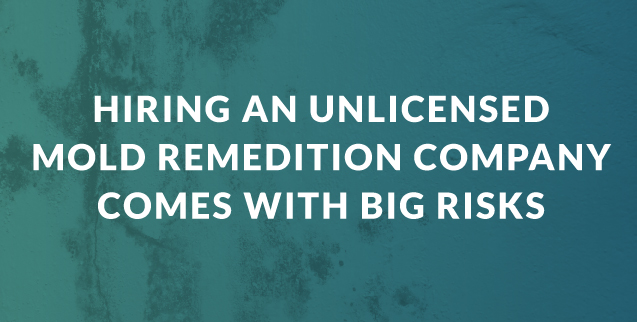 dangers of hiring an unlicensed company