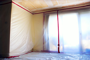 Mold containment by mold specialists